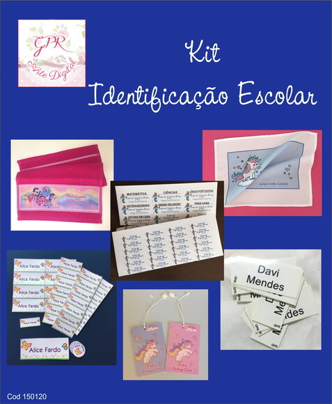 Kit Identificação Escolar Ii