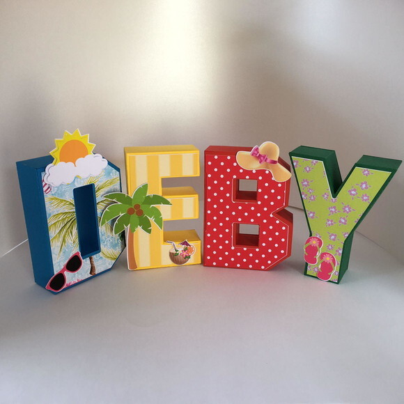 Letras 3d Tardezinha 15cm