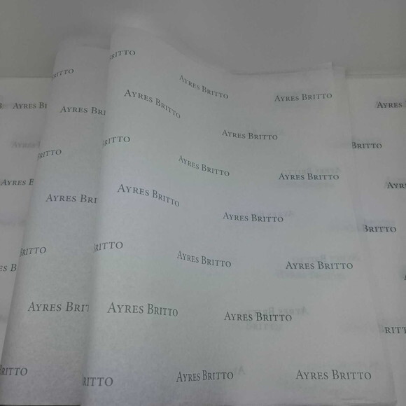 Papel de Seda Personalizado 30x60cm - 10 Folhas