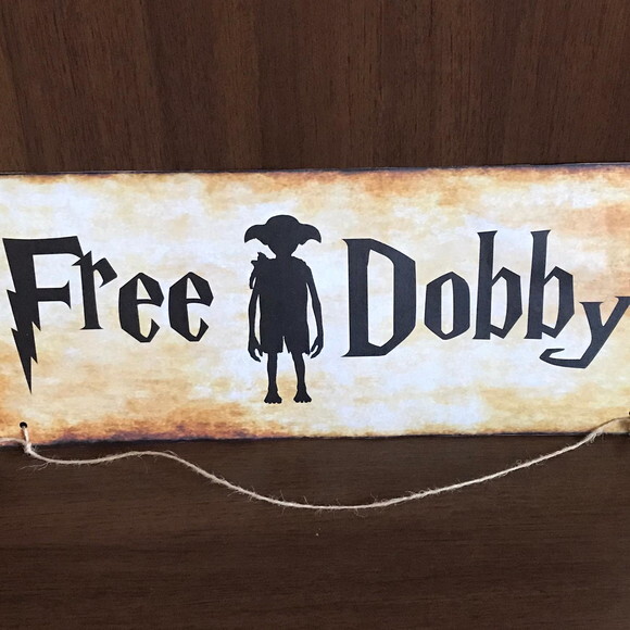 Placa Harry Potter Free Dobby