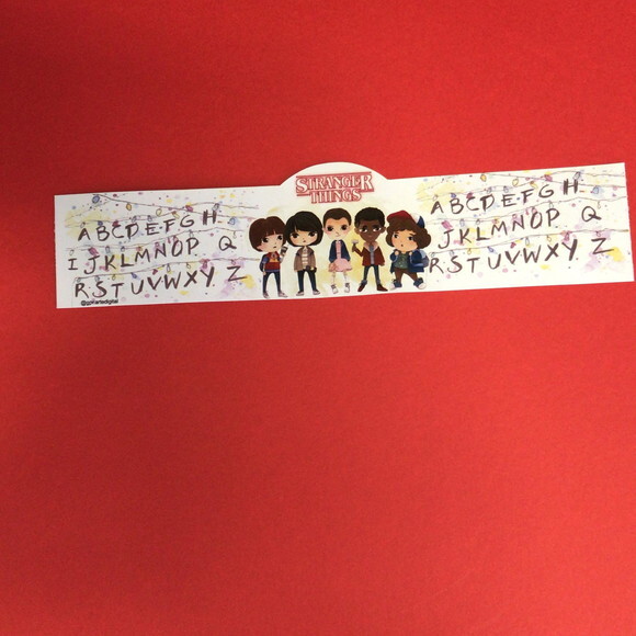 Rótulo de Água Stranger Things - Kit 24 Unidades