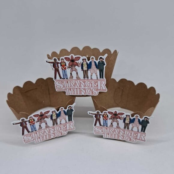 Saia para Cupcake Festa Stranger Things