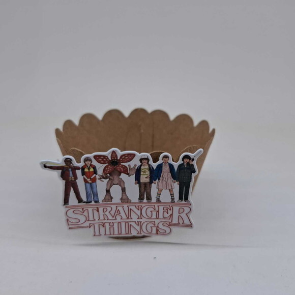 Saia para Cupcake Festa Stranger Things