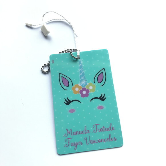 Tag de Identificação para Mochila Escolar