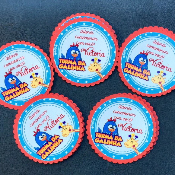 Tag Para Lembrancinha Galinha Pintadinha
