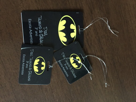 Tag de Mochila, Lancheira e Estojo - Kit com 3 Unidades