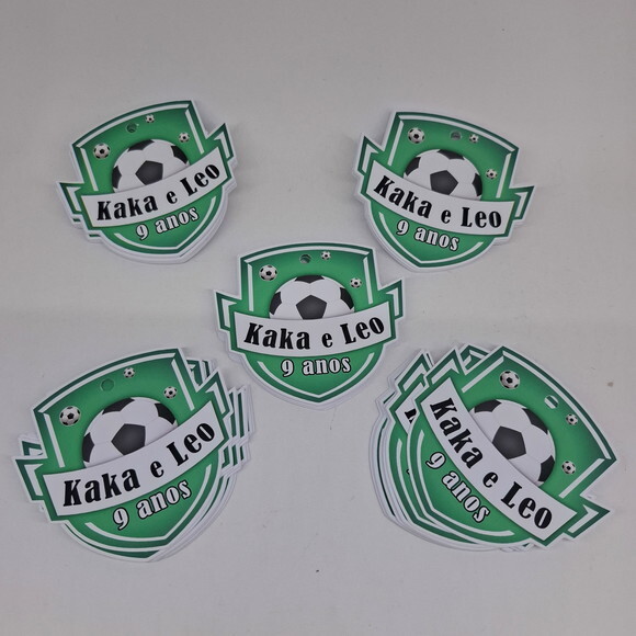 Tag para Lembrancinha Festa Futebol