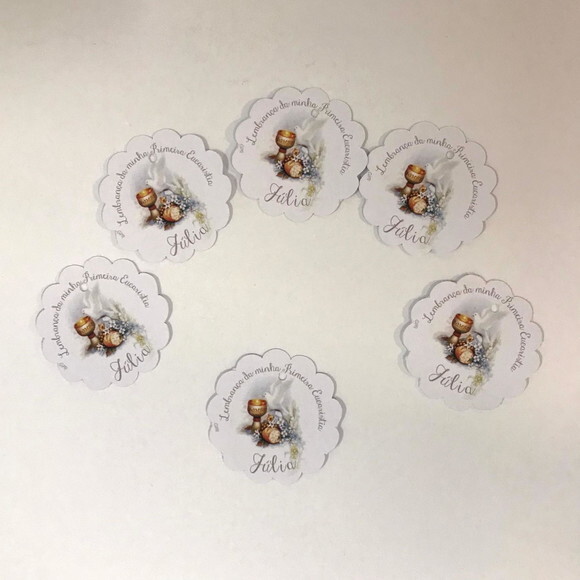 Tag Primeira Eucaristia - Kit 30u