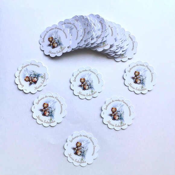 Tag Primeira Eucaristia - Kit 30u