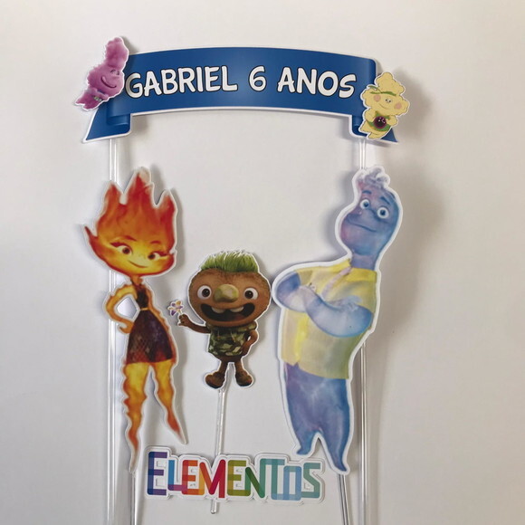 Topo de Bolo Elementos