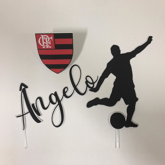 Topo de Bolo Flamengo