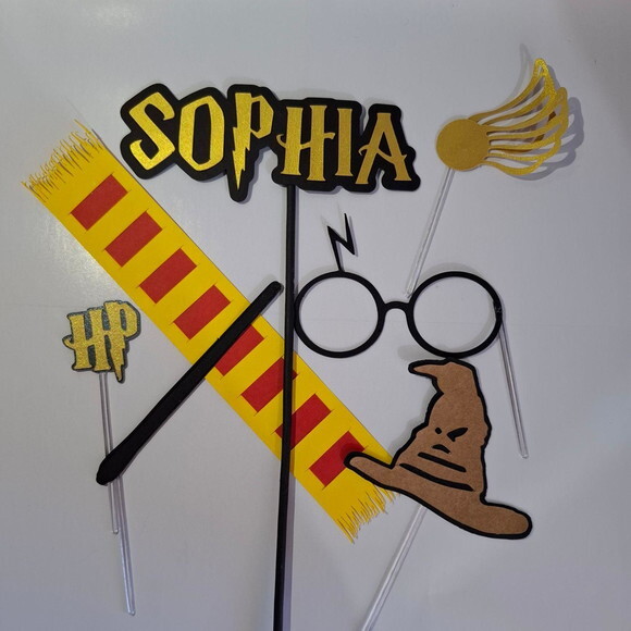 Topo de Bolo Harry Potter