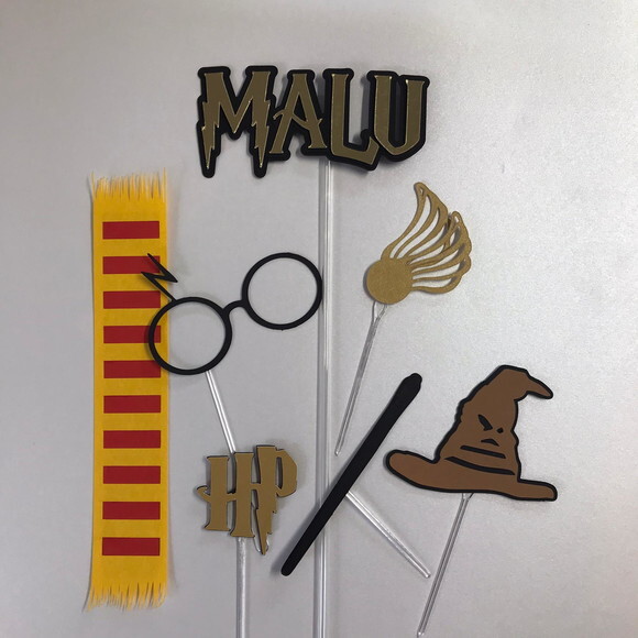 Topo de Bolo Harry Potter