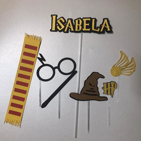 Topo de Bolo Harry Potter