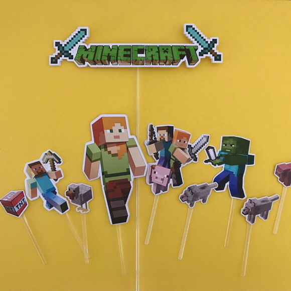 Topo de Bolo Minecraft