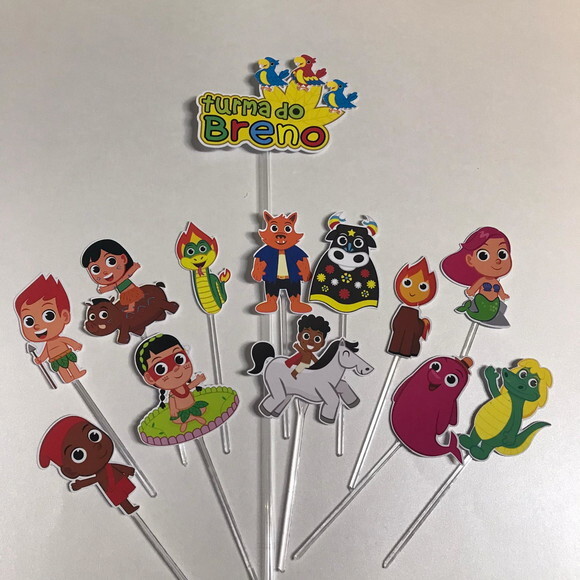 Topo de Bolo Turma do Folclore