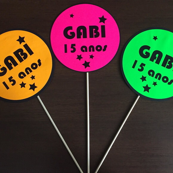 Topper Neon Gigante