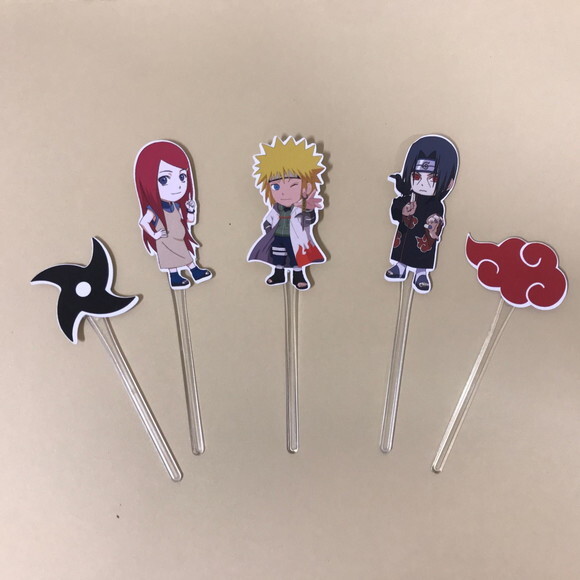 Topper para Docinhos Festa Naruto
