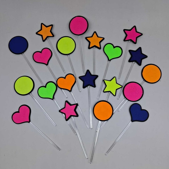 Topper para Docinhos Festa Neon Party