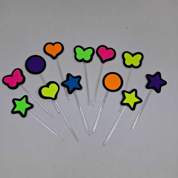 Topper para Docinhos Festa Neon Party