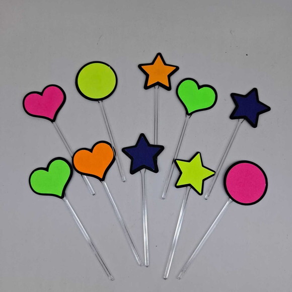 Topper para Docinhos Festa Neon Party