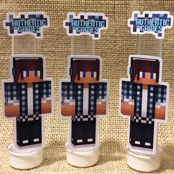 Tubete Personalizado Festa Authentic Games