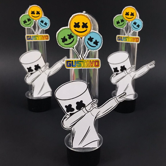 Tubete Personalizado Festa Dj Marshmello