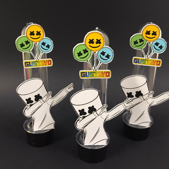 Tubete Personalizado Festa Dj Marshmello