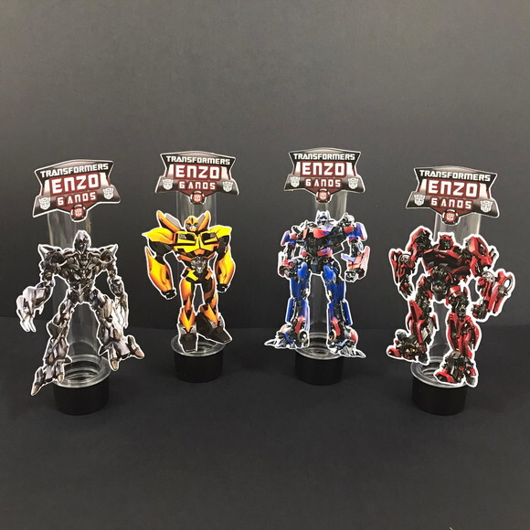 Tubete Personalizado Festa Transformers