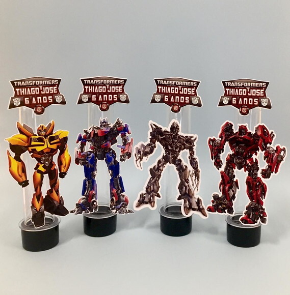 Tubete Personalizado Festa Transformers
