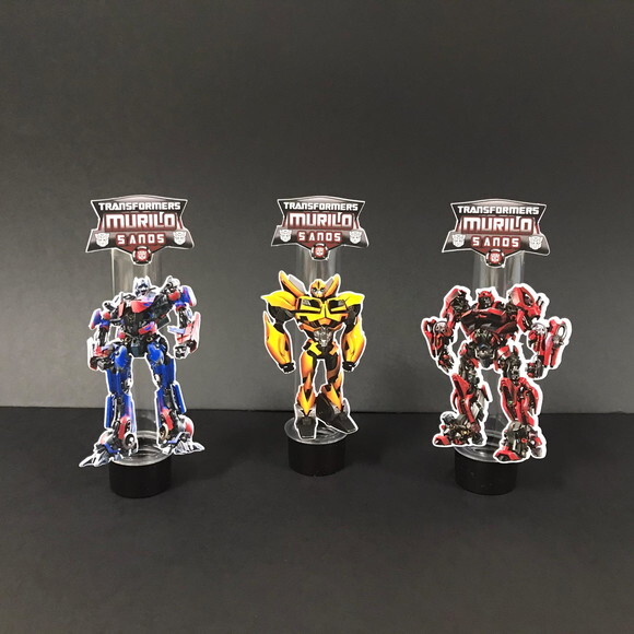 Tubete Personalizado Festa Transformers