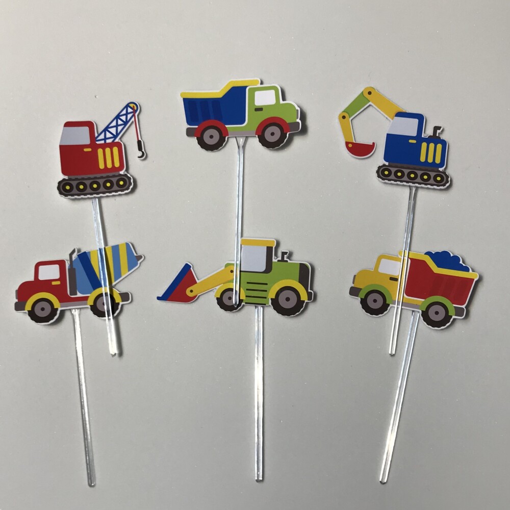 Topper para Docinhos Construção