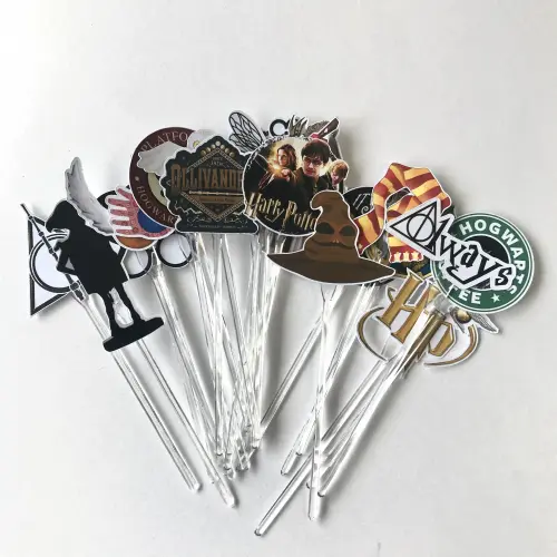 Topper para Docinhos Objetos Festa Harry Potter