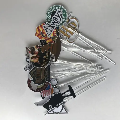 Topper para Docinhos Objetos Festa Harry Potter
