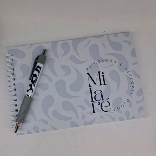 Planner Mensal com caneta