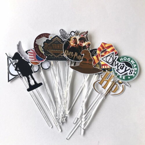 50 Topper para Docinhos Festa Harry Potter Objetos