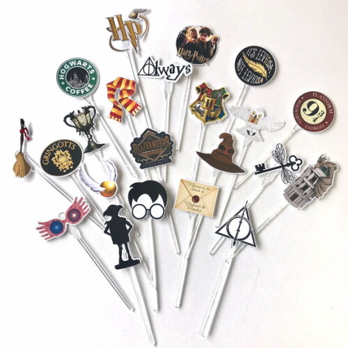 50 Topper para Docinhos Festa Harry Potter Objetos
