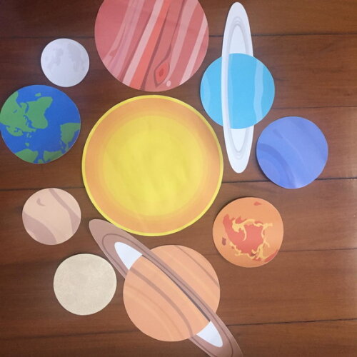Adesivo de Parede Sistema Solar