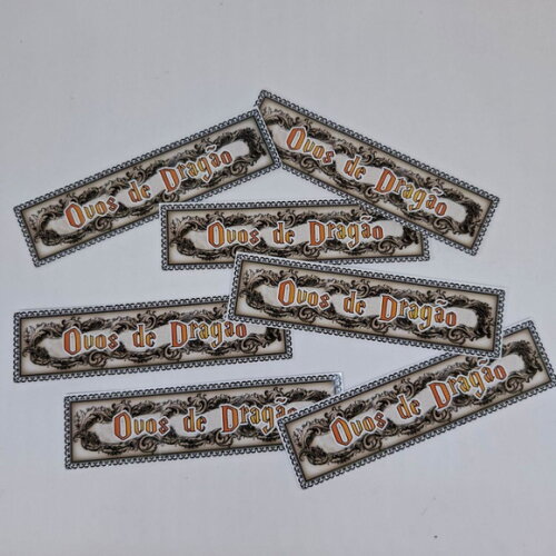 Adesivo Ovo de Dragão Harry Potter - Kit 50 Unidades