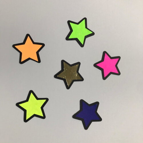 Aplique Estrelinhas Neon