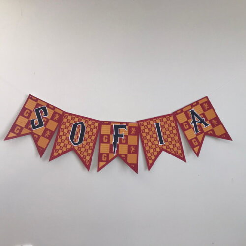 Bandeirola Harry Potter Grifinória