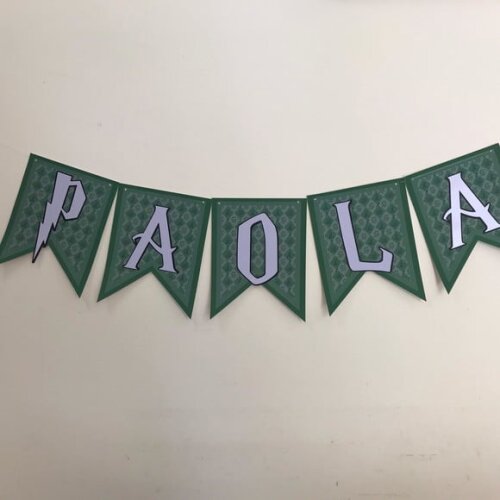 Bandeirola Harry Potter Sonserina