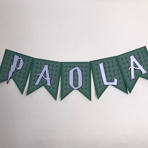 Bandeirola Harry Potter Sonserina