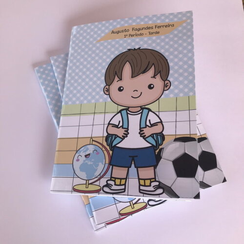 Caderno Brochurão Capa Dura Personalizado