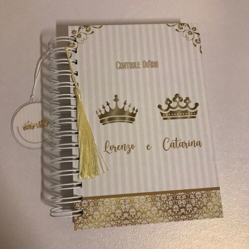Caderno Controle da Rotina do Bebê Anual