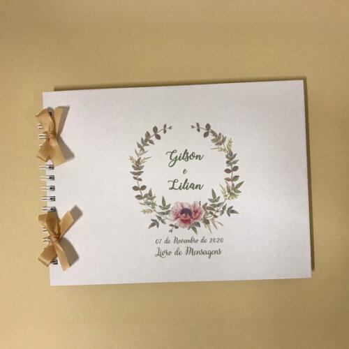 Caderno de Mensagens Casamento