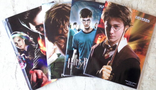Caderno Escolar Harry Potter