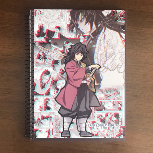 Caderno Kimetsu no Yaiba
