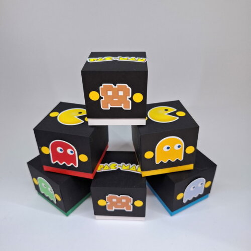 Caixa Cubo Pacman - Kit 20 Unidades