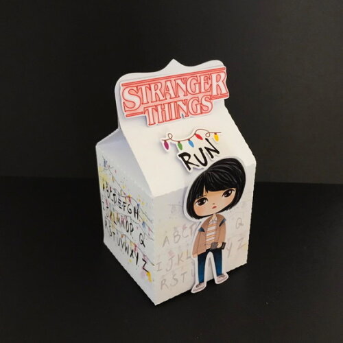 Caixa Mini Milk Stranger Things Modelo 2